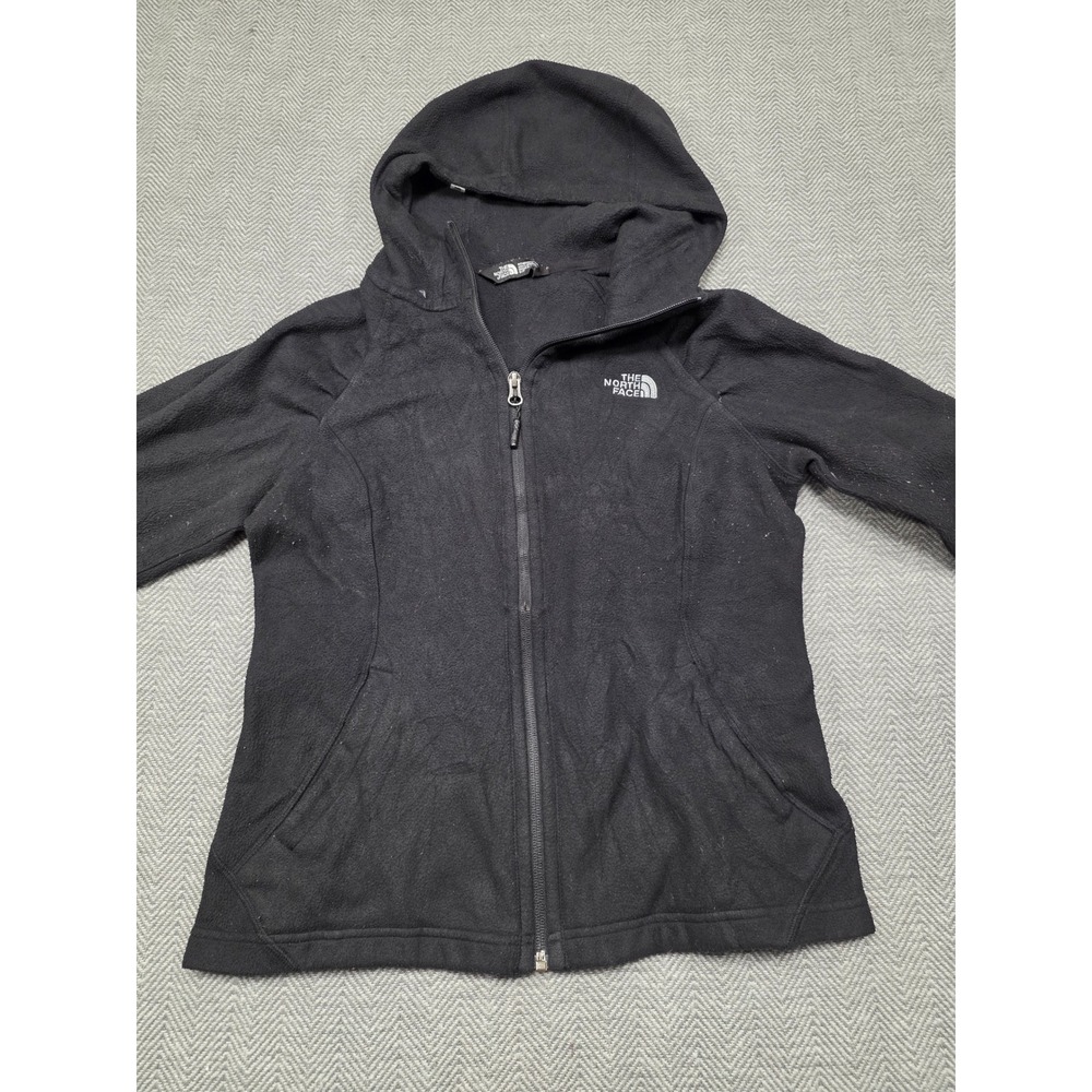 The North Face Womens‎ Black Fleece Full Zip Hoodie Jacket Small S/P